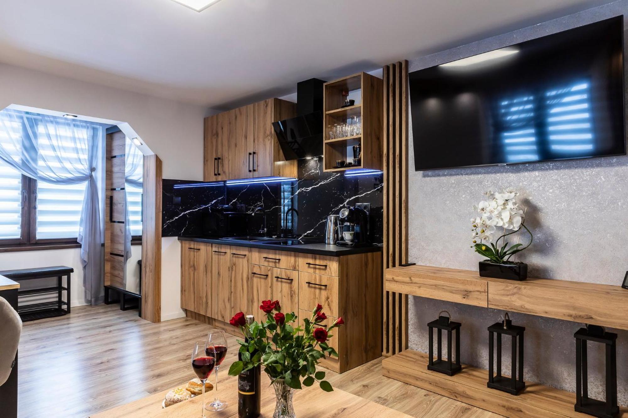 Apartament Tatravika Z Basenem I Widokiem Kościelisko Kültér fotó