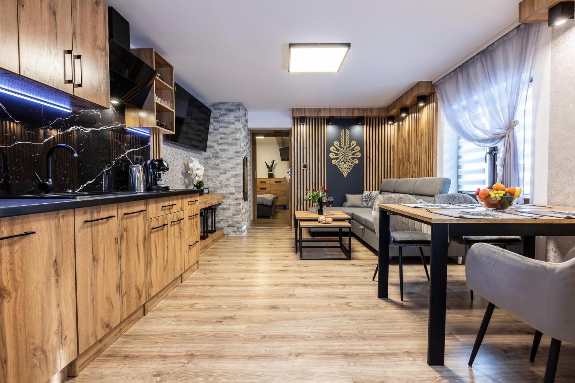 Apartament Tatravika Z Basenem I Widokiem Kościelisko Kültér fotó