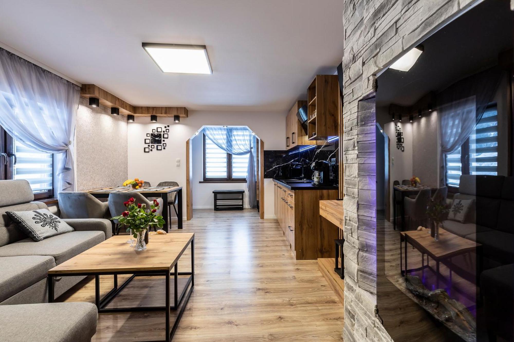 Apartament Tatravika Z Basenem I Widokiem Kościelisko Kültér fotó