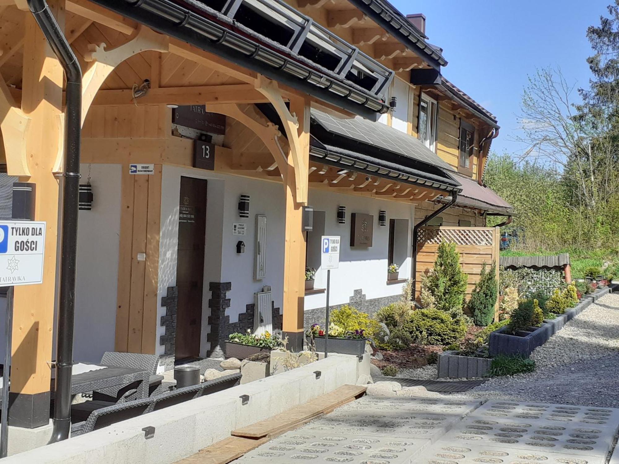 Apartament Tatravika Z Basenem I Widokiem Kościelisko Kültér fotó
