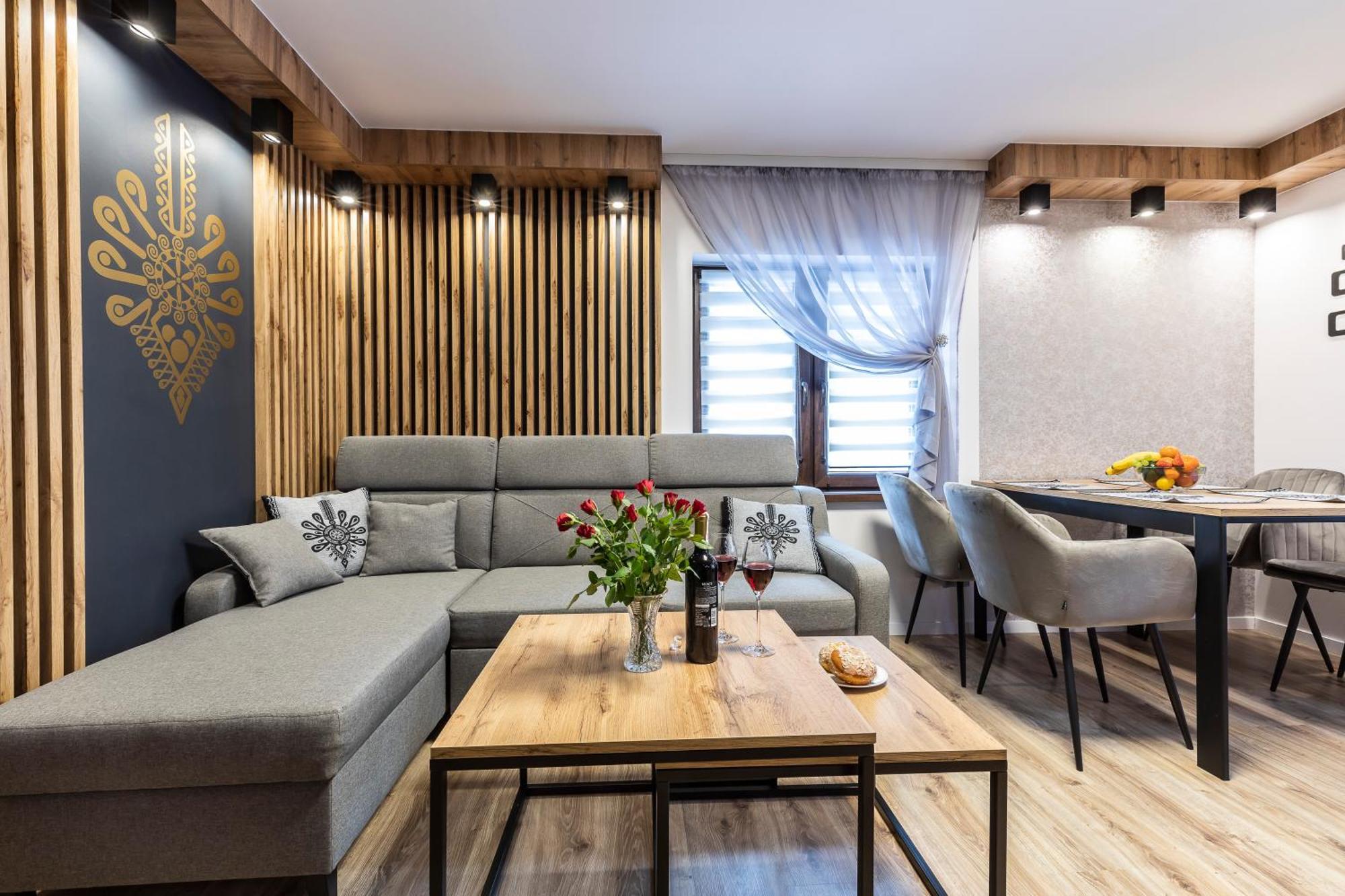 Apartament Tatravika Z Basenem I Widokiem Kościelisko Kültér fotó